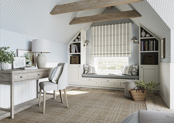 Noble Stripe, Hudds - Roman Blind - Image 6